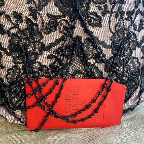 Vintage Valentino Garavani Beaded Lace Tote - Picture 3 of 15